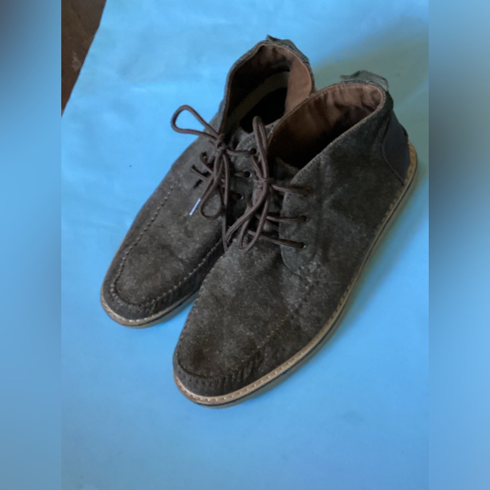 TOMS cloth and leather